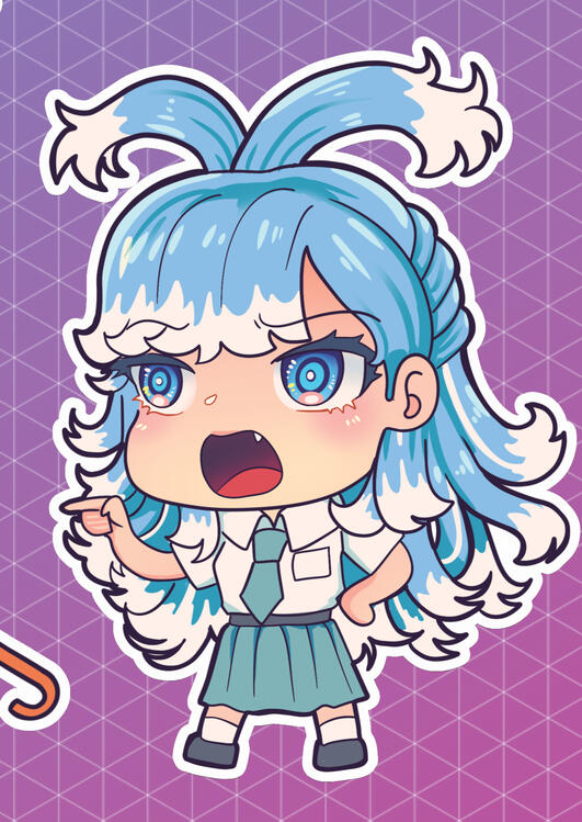 Izzy - Chibi Flat 02