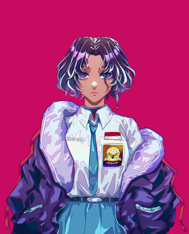 Izzy - Illustration Flat 07